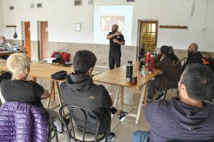Se brindó capacitación en RCP, Primeros Auxilios y Cinemática del trauma en Laguna Azul