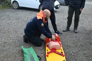 Se brindó capacitación en RCP, Primeros Auxilios y Cinemática del trauma en Laguna Azul