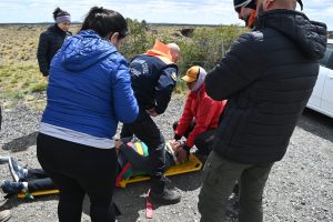 Se brindó capacitación en RCP, Primeros Auxilios y Cinemática del trauma en Laguna Azul