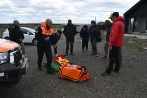 Se brindó capacitación en RCP, Primeros Auxilios y Cinemática del trauma en Laguna Azul