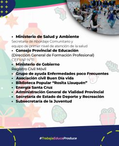El Ministerio de Desarrollo Provincial cierra el año junto a la comunidad