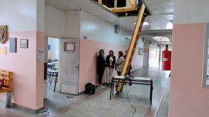 Autoridades provinciales recorrieron instituciones educativas de la Cuenca Carbonífera