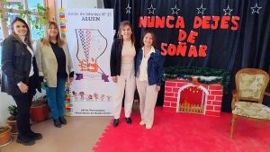 Autoridades provinciales recorrieron instituciones educativas de la Cuenca Carbonífera