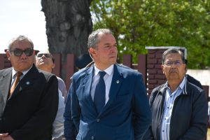 Álvarez asistió al cambio de mando en la Prefectura de Zona Mar Argentino Sur