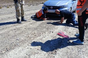 Gobernador Gregores: Protección Civil rescató a una familia mendocina atrapada en la ruta durante las intensas lluvias