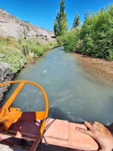 Realizan relevamientos en áreas productivas y uso del recurso hídrico en Perito Moreno y Los Antiguos