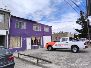 Entes provinciales asisten a la población ante el temporal de fuertes vientos