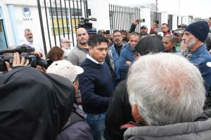 Vidal recibió a trabajadores de UOCRA