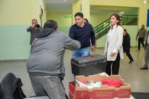 Vidal recibió a trabajadores de UOCRA