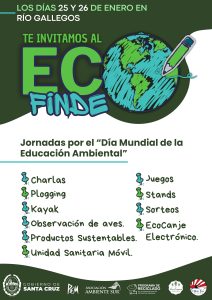 Río Gallegos: Concretarán un "Ecofinde" por el Día Mundial de la Educación Ambiental