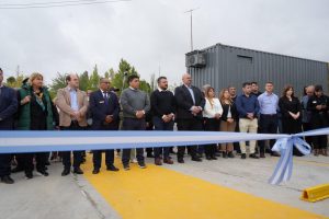 Vidal inauguró la sede del Ministerio de Seguridad y la División de Infantería ZN en Caleta Olivia