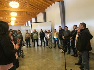 Vidal participó de la inauguración de la nueva seccional de Luz y Fuerza en Caleta Olivia