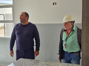 IDUV relevó los trabajos que se concretan en la Escuela N°85 de Pico Truncado