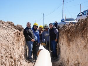 Vidal recorrió obras en Pico Truncado: "Con pertenencia y administración responsable se puede crecer"