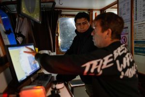 Histórico: Claudio Vidal encabezó el primer relevamiento pesquero de Santa Cruz