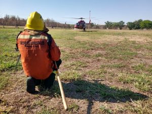 Santa Cruz en alerta: Brigadistas se ponen a disposición para combatir los incendios en la Comarca Andina