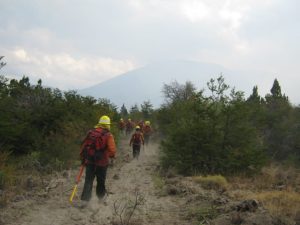 Santa Cruz en alerta: Brigadistas se ponen a disposición para combatir los incendios en la Comarca Andina