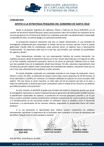 Frías: “Nosotros estamos para acompañar, apoyar y apuntalar a la industria pesquera”