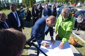 Ciudades Sostenibles: Ambiente firmó el acta de adhesión con el Municipio de Puerto Santa Cruz