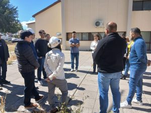 El Gobierno puso en marcha la construcción del gimnasio de la Escuela N° 15 de Los Antiguos