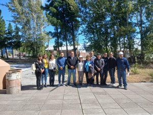 El Gobierno puso en marcha la construcción del gimnasio de la Escuela N° 15 de Los Antiguos