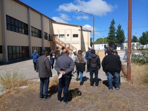 El Gobierno puso en marcha la construcción del gimnasio de la Escuela N° 15 de Los Antiguos