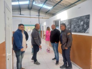 El Gobierno puso en marcha la construcción del gimnasio de la Escuela N° 15 de Los Antiguos