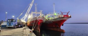 La paz social lograda en el puerto de Deseado permite una excelente temporada en la zafra del calamar