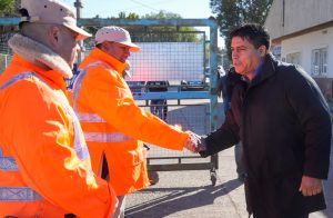 Vidal recorrió Puerto Deseado con empresarios chinos para impulsar inversiones en la industria pesquera y manufacturera