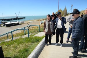 El Gobierno y empresarios chinos recorrieron Punta Quilla para relevar su potencial productivo