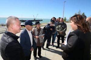 El Gobierno y empresarios chinos recorrieron Punta Quilla para relevar su potencial productivo