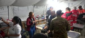 Brigadistas santacruceños en la primera línea de fuego en el Parque Nacional Lanín