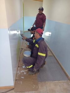 El plan de recuperación de instituciones escolares avanza en Piedra Buena