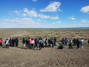 Santa Cruz celebró una jornada de senderismo en la Reserva Provincial Aves Migratorias