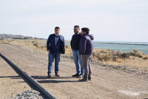 El Gobierno y el Municipio de Caleta Olivia impulsan el desarrollo de trabajo genuino a través de la obra pública