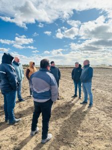 Recorrido de obra en el barrio San Benito: IDUV, empresas y la UOCRA