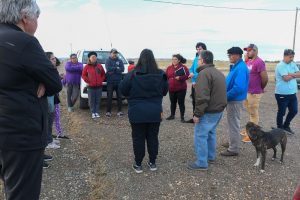 Distrigas junto a vecinos del barrio Bicentenario IV de Río Gallegos gestiona la extensión de la red de gas