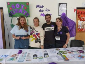 Génesis de una cadena: La juventud santacruceña conmemoró el Día de la Mujer
