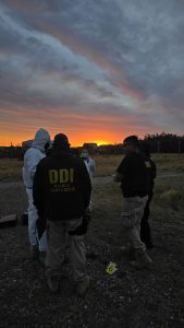 Capacitación policial: Se realizó simulacro de investigación criminal en Puerto Deseado