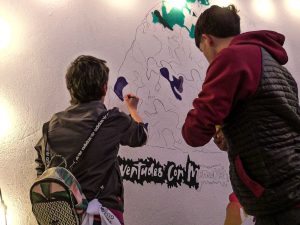 Jóvenes santacruceños conmemoraron el 24M con arte y memoria en la Subsecretaría de la Juventud