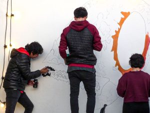 Jóvenes santacruceños conmemoraron el 24M con arte y memoria en la Subsecretaría de la Juventud