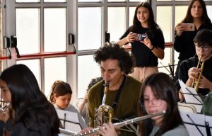 Integrantes de La Renga llevaron adelante una masterclass en la Escuela Provincial de Música Re Si