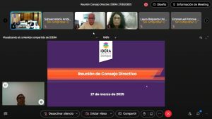 La provincia participó de la primera reunión del Consejo Directivo de IDERA 2025