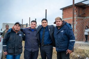 Vidal participó de la inauguración de la red de gas en el Barrio Aeroclub de Río Gallegos
