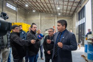 Vidal participó de la inauguración de la red de gas en el Barrio Aeroclub de Río Gallegos