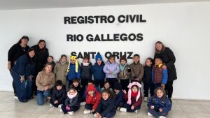 El Jardín “Juanito Bosco” visitó el Registro Civil en Río Gallegos
