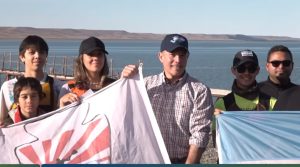 El Jefe de Gabinete Daniel Álvarez acompañó a la Asociación I Yenu Jono en una actividad de malvinización