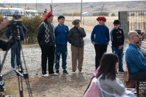 El Gobierno de Santa Cruz y el RENATRE inauguraron la plaza de juegos de la Escuela Rural N° 26 de Las Vegas