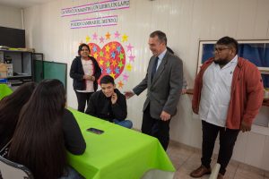 Patricia Bórquez: “Hoy es un gran día para la escuela porque contamos con un nuevo espacio lúdico”
