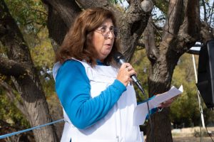 Patricia Bórquez: “Hoy es un gran día para la escuela porque contamos con un nuevo espacio lúdico”